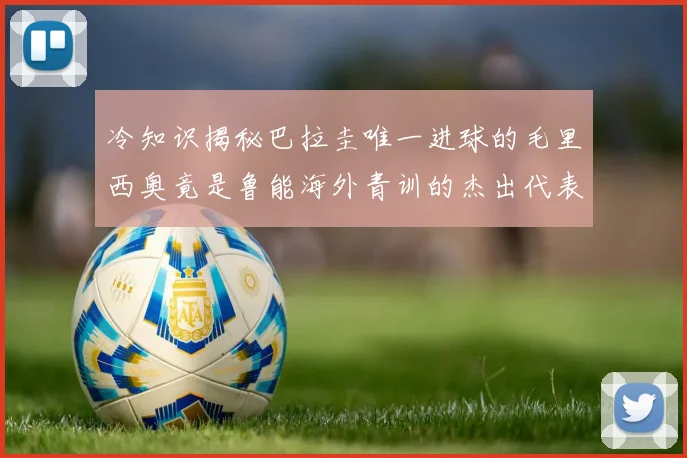 冷知识揭秘巴拉圭唯一进球的毛里西奥竟是鲁能海外青训的杰出代表